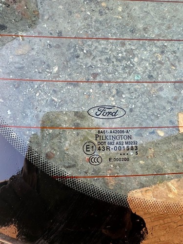 FORD FIESTA MK7 5DR HATCH REAR TAILGATE BOOTLID GLASS 8A61-A42006-A 2008-2017 - Picture 3 of 3