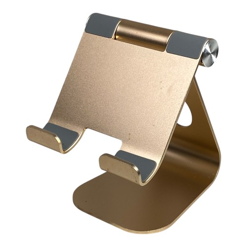 MaximalPower Aluminium Schreibtischständer verstellbarer Winkel für Smartphone (GOLD)