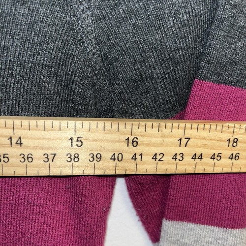 Aeropostale Sweater Junior Girls Sz L Henley Y2K Pullover Stripe 90’s Slim fit - Picture 6 of 8