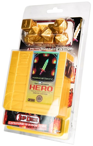 1UP-Dice Master Edition Mythical Sword Polyhedral Set
