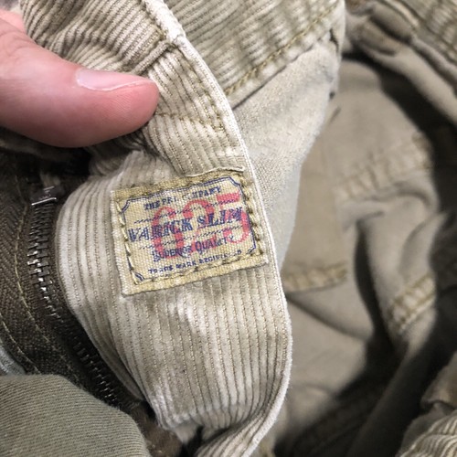 Polo Ralph Lauren Varick Slim 625 Corduroy Pants Men’s Size 38x32 Green Preppy - Picture 9 of 15
