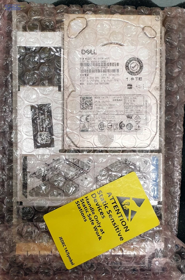 Dell 1.8TB 10K 3.5" SAS 12G HP 4KN HDD HARD DRIVE 2.5 in 3.5 Carrier EX VAT £174 - Image 2 of 4