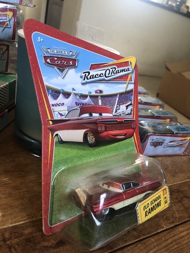 Lot Of 4 New Sealed Retired Disney Pixar Cars Race O Rama Chase DJ Boost Sheriff - Picture 8 of 12