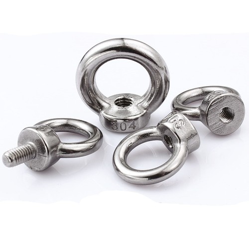 M4 M5 M6 M8 M10 M12 M14-M20 304 Stainless Steel Lifting Eye Bolts Nuts Eyebolts - Picture 2 of 3