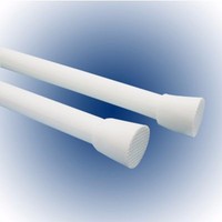 Graber 7/16-inch Round Spring Tension Rod 11 To 18-inch Adjustable Width - White on sale Graber 7/16-inch Round Spring Tension Rod 11 To 18-inch Adjustable Width - White on sale