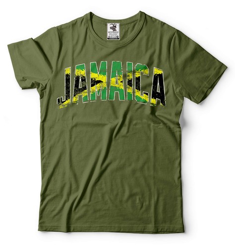 Jamaica Patriotic Tee Jamaican Gift Tee Jamaica Flag Shirt Jamaica National Tee - Picture 4 of 8