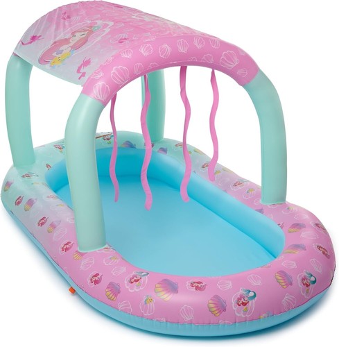 Swimways Disney Princess Ariel Water Castle Deluxe Inflatable Pool, above Gro... - Picture 3 of 5