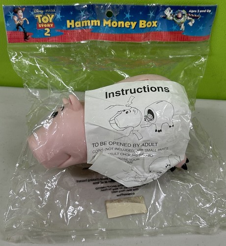 ⭐️ Toy Story 2 Vintage “HAMM MONEY BOX” ⭐️ NUEVO SELLADO ⭐️ SUPER RARO ⭐️ - Imagen 4 de 6