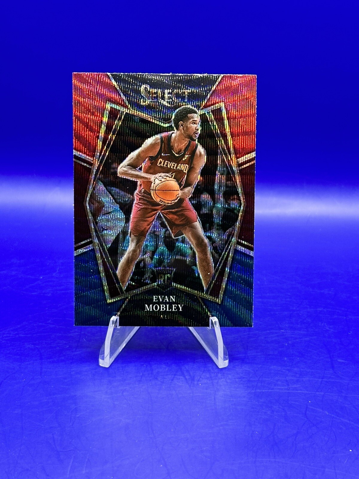 Tri-Color Prizm Evan Mobley 2021-22 Panini Select Premier Level #110 Rookie RC