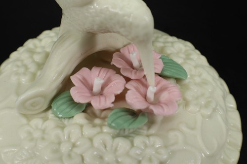 Schmuckkästchen KOLIBRI Blumen 2-teilig Porzellan groß - Bild 10 von 15