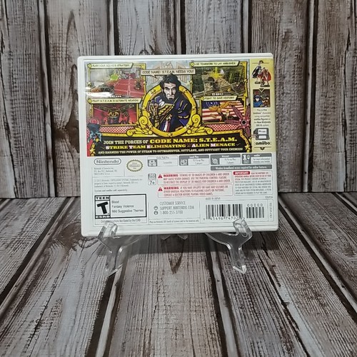 Code Name: S.T.E.A.M. (Nintendo 3DS, 2015) with Case Rated T Ships Fast! - Picture 4 of 9