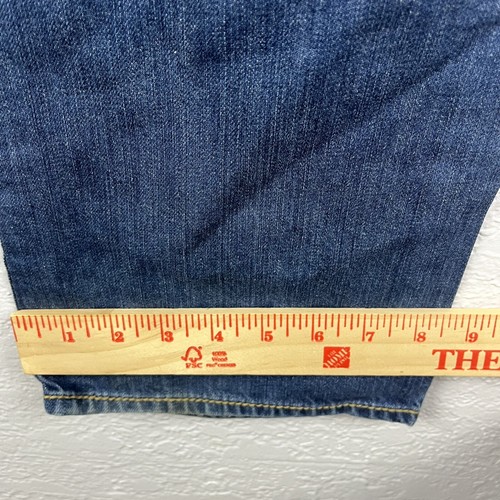True Religion Jeans Straight Size 33 Medium Wash Denim Embroidered *spotting* - Picture 20 of 21