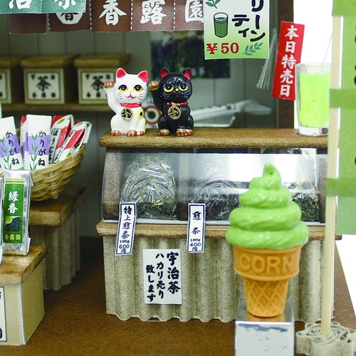 Doll House Miniature Model Kit Handcraft Japanese Tea Shop Billy - Picture 3 of 3