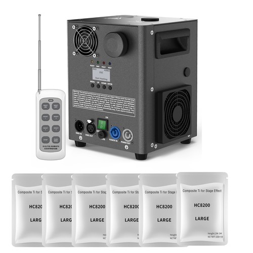 U`King Large Cold Spark Machine 1200W Stage Effect DMX Firework DJ Wedding Show - Bild 16 von 20