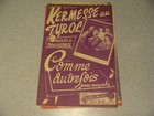 Partition KERMESSE AU TYROL + COMME AUTREFOIS - Théo Lecomte - 19?? - (37)