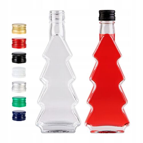 Botellas de vidrio botella vacía botella de tintura abeto árbol de navidad 200 ml - Imagen 1 de 6