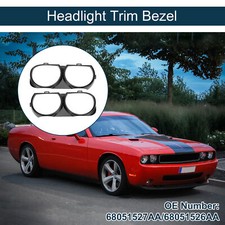 1 Paar Frontscheinwerfer-Zierblenden für Dodge Challenger 08-14 Nr. 68051527AA 1 Paar Frontscheinwerfer-Zierblenden für Dodge Challenger 08-14 Nr. 68051527AA