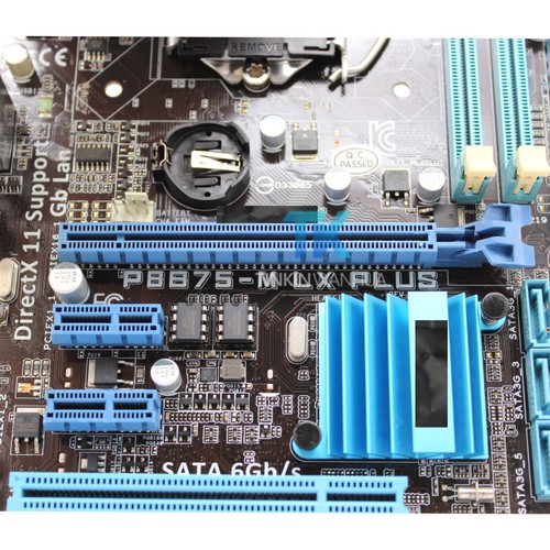 for ASUS P8B75-M LX PLUS Intel B75 Motherboard LGA1155 DDR3 PCIE 3.0 - Picture 3 of 8