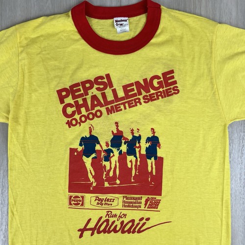 Camiseta De Colección Años 80 Pepsi Challenge 10K Hawaii Puntada Única Hecha en EE. UU. Grande - Imagen 6 de 9
