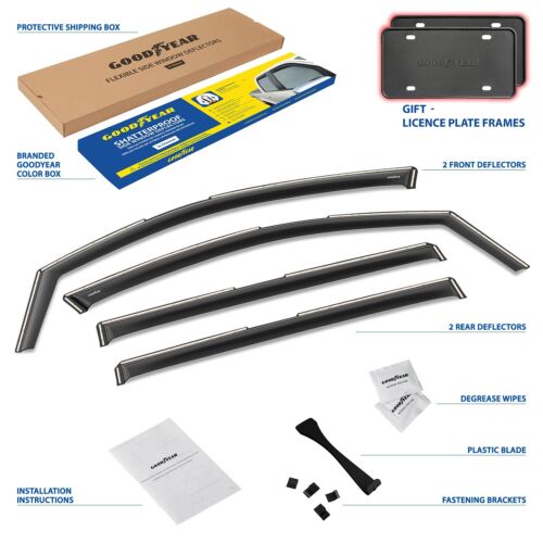 Rain Guards Vent Visors Shade for 2019-2025 Subaru Ascent - Picture 6 of 7
