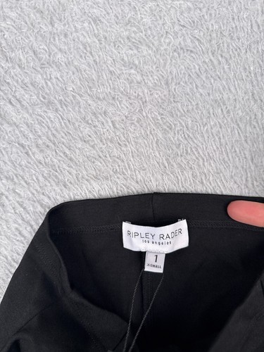 Ripley Rader Pants Womens 1 Black Wide Leg I Am A Voter 24"-26" Waist Ponte - Picture 8 of 20