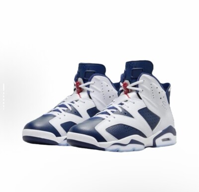 Nike Air Jordan 6 Retro Olympic Midnight Navy White CT8529