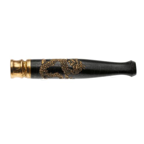 Tipo antiguo Dragón Tallado Madera Filtro Pipa de Fumar Boquilla Portacigarrillos - Imagen 4 de 10