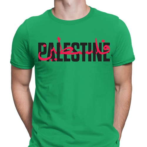 Camiseta top para hombre Palestine #D2 - Imagen 4 de 9