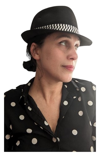 FRECH JUNGE SKA PORKPIE SCHWARZ 2 TON PORK PIE HUT filzhut XL/61cm /USA 7 5/8 R2 - Bild 22 von 23