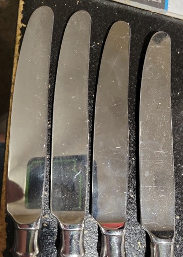 Onieda Stainless Steel Golden Julliard Set of 4 Dinner Knives 9 1/2" - Picture 3 of 3