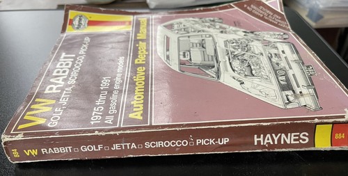 Haynes VW Rabbit, Golf, Jetta, Scirocco 1975-1991 Automotive Repair Manual 884 - Picture 3 of 9