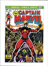 CAPTAIN MARVEL #32 [1974 VF-] THANOS APP!   JIM STARLIN