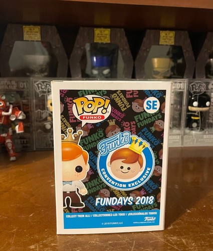 2018 SDCC Funko FunDays Orange Chrome Freddy Funko Pop Vinyl LE 1000 + Hard Stack - Bild 3 von 6