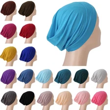 Muslim Women Turban Flower Hat Hijab Chemo Cap Hair Loss Bonnet Wrap Headwear