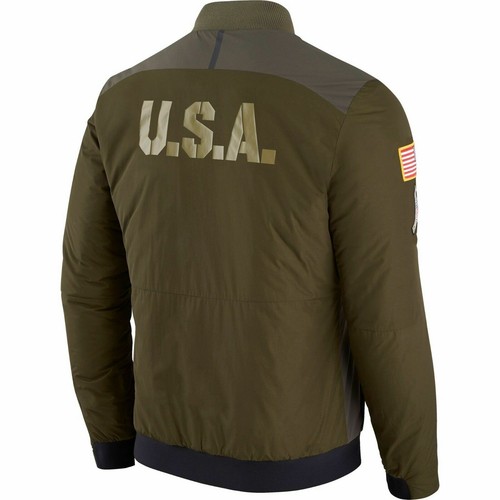 AUTHENTIC Nike Dallas Cowboys Men's Salute to Service Reversible Bomber Jacket - Picture 7 of 10