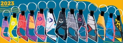 FRESH WINDSURFING Windsurfing Segel Schlüsselanhänger 2023 Kollektion - Neilpryde Severne Duotone