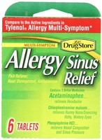 Lil Drugstore Products Allergy Sinus Relief 6 Count Each on sale Lil Drugstore Products Allergy Sinus Relief 6 Count Each on sale