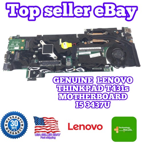 Lenovo Thinkpad T431s motherboard I5-3437U 04x0784 Tested Read**