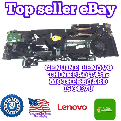 Lenovo Thinkpad T431s motherboard I5-3437U 04x0784 Tested Great - Picture 1 of 14