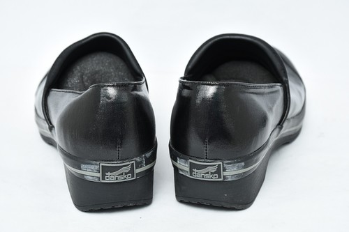 Dansko Womens Nursing Patent Non-Leather Clogs Loafers Slip-On Shoes Sz 41 - Picture 5 of 11