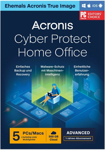 Acronis Cyber Protect Home Office zuvor True Image 1, 3 oder 5 PC/Geräte 1 Jahr - Bild 9 von 12