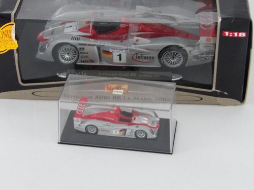 2002 LM WINNER #1 INFINEON AUDI R8 1/18 BIELA/PIRRO/KRISTENSEN + 1/43 MATCHING C - Picture 7 of 7