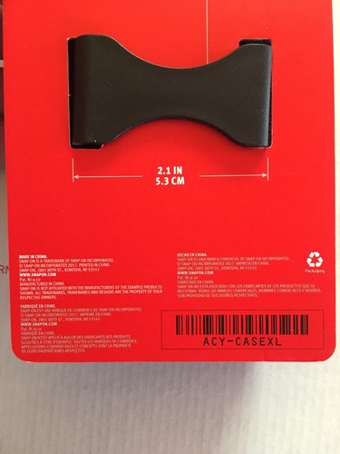 Custodia telefono a scatto. Custodia clip in nylon laterale con tasca interna - Foto 4 di 6