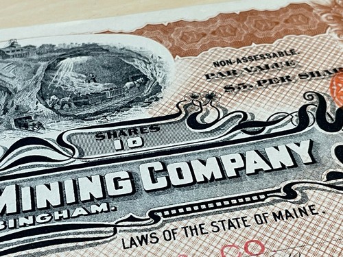 1906 North Utah Mining Company Share Certificate (10 Shares @ $5 x Per Share) - Picture 6 of 8