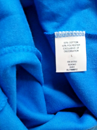 NWT Blair Top Size Large Royal Blue Poly Cotton Measurements Given - Picture 5 of 6