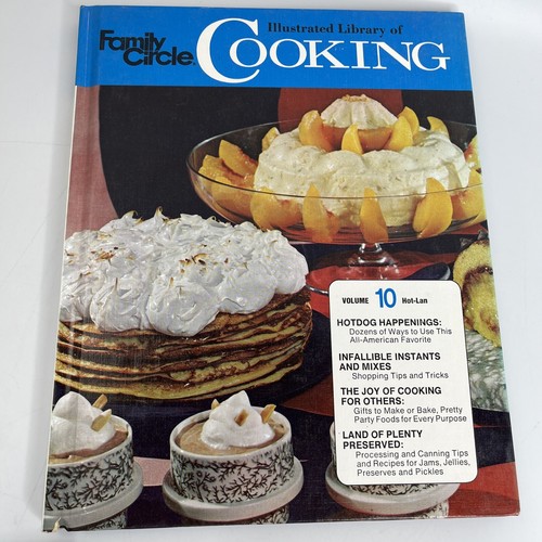 3 Volumes Vintage Hardcover Family Circle Illustrated Library Of Cooking 1970’s - Picture 3 of 5