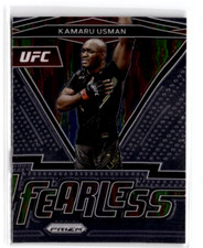 UFC KAMARU USMAN 2022 PRIZM FEARLESS