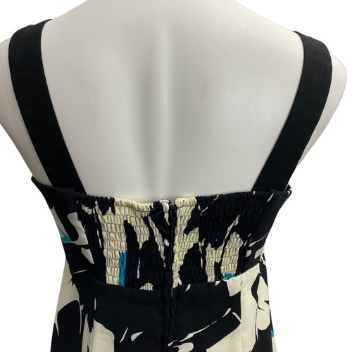 Vestido Karin Stevens Mujer Talla 10 Lote Negro Blazer Floral Costero Verano Oficina - Imagen 10 de 21