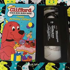 Clifford the Big Red Dog - Happy Birthday Clifford - 2002 VHS - Excellent Used