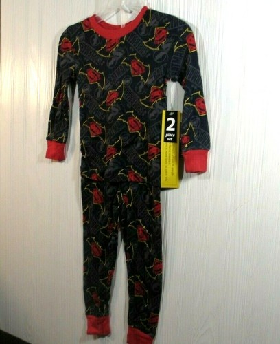 Batman vs Superman Boys Size 4 Pajama Set 2 Piece Long Sleeves NWT - Picture 3 of 3